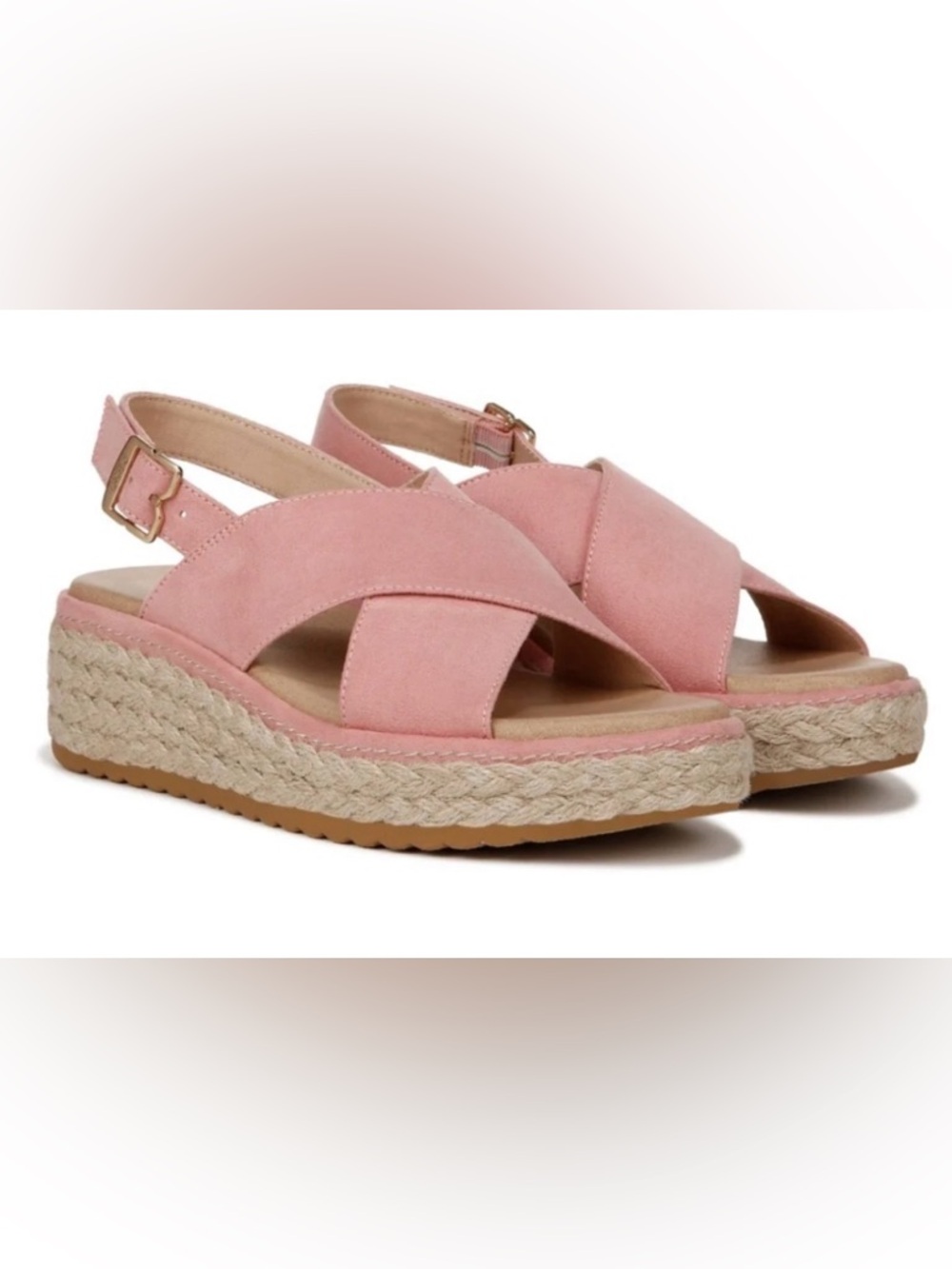 Dr. Scholl's Women's Ember Espadrille Sandals, pink Sz 8